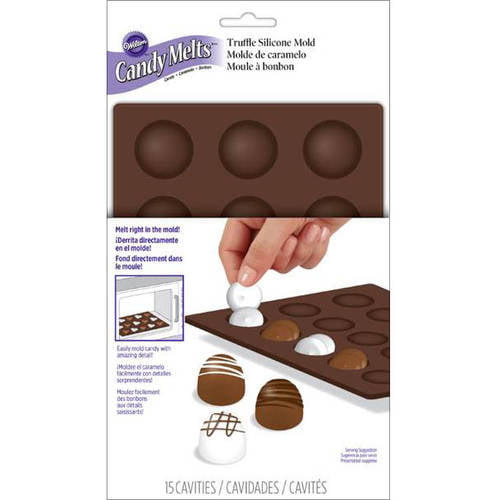 Wilton Football Candy Chocolate mold bon bon Truffle Plastic Super Bowl 